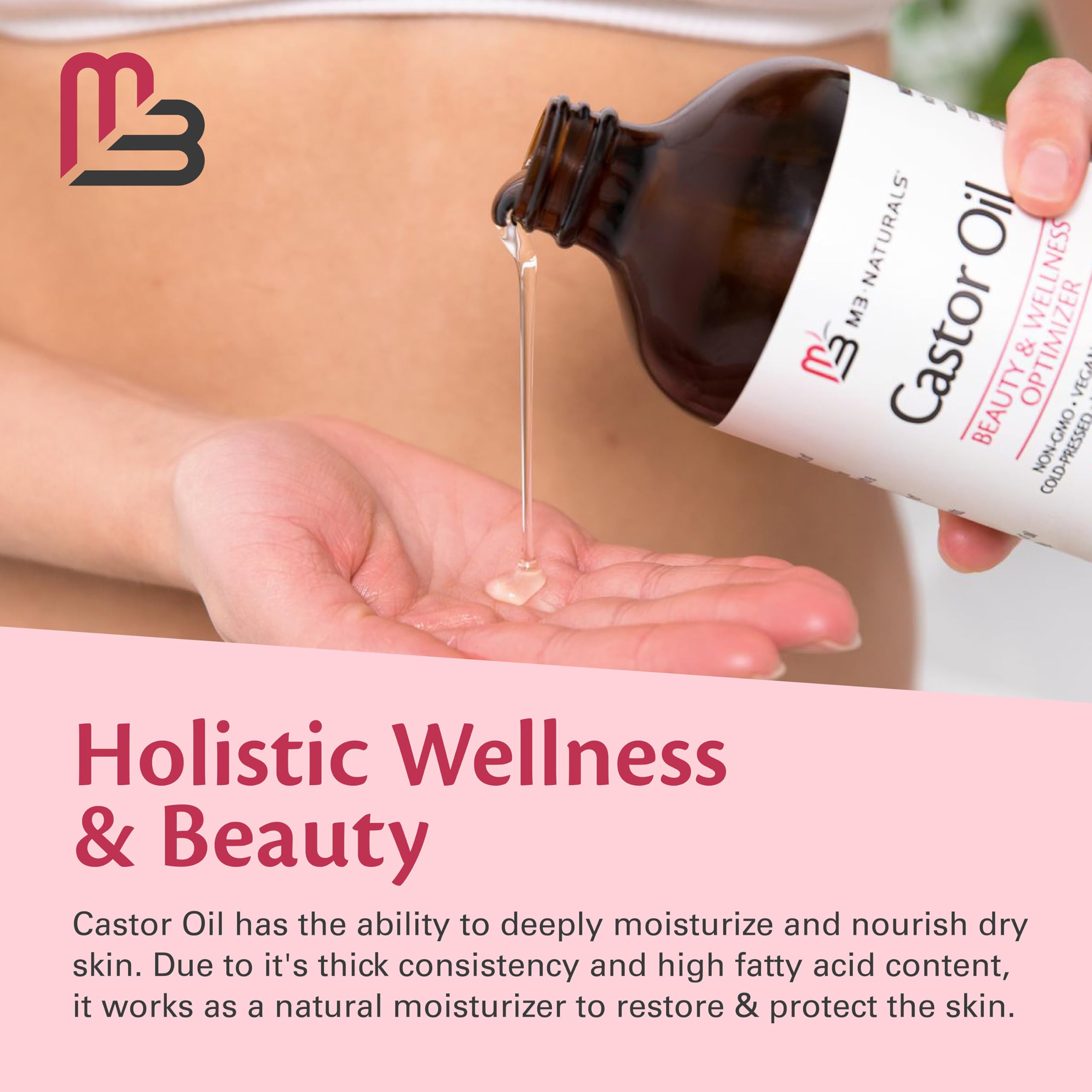 Pack lymphatique avec huile de ricin M3 Naturals