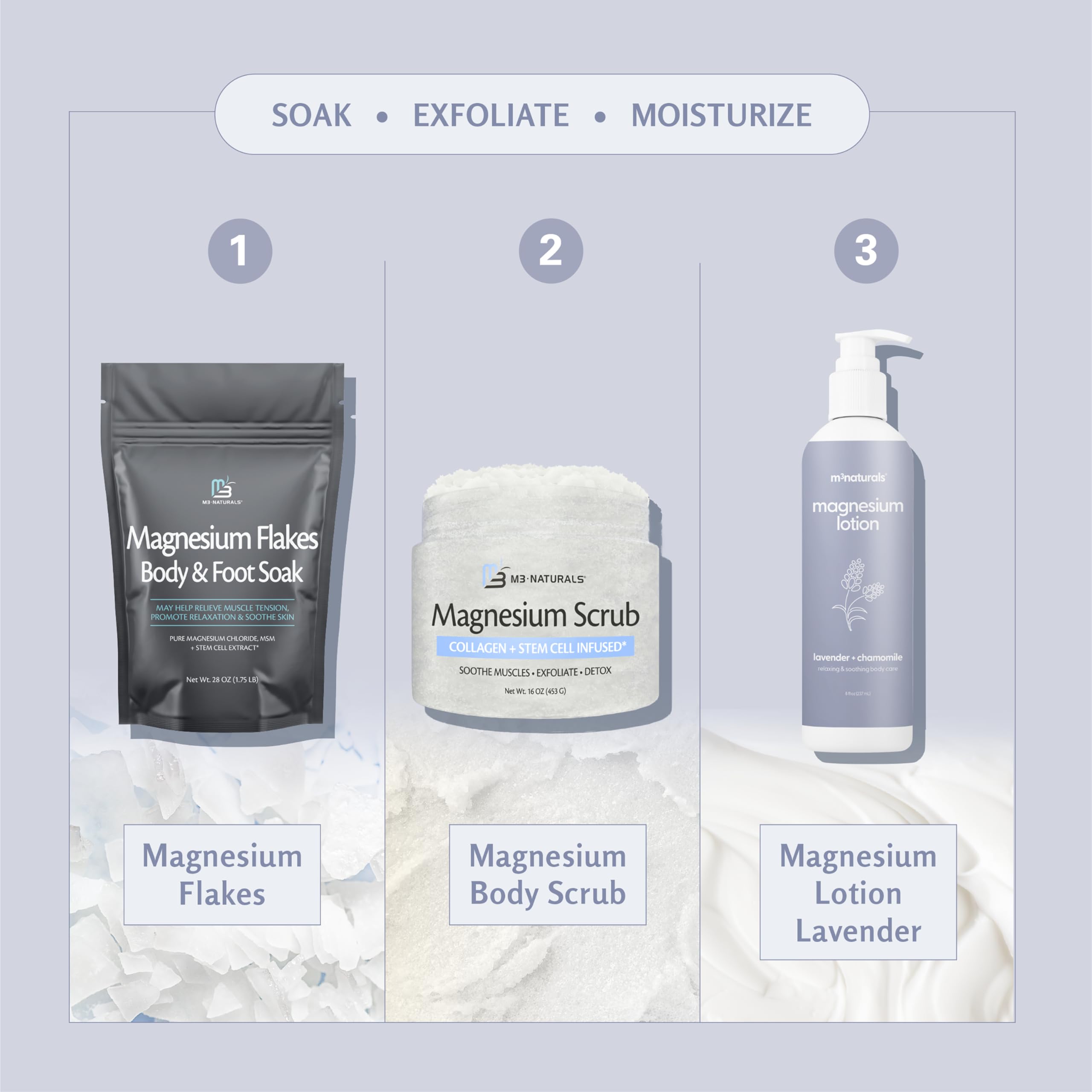 Beurre de karité et huile de coco hydratants dans M3 Naturals.