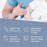 Lotion magnésium M3 Naturals favorise la relaxation nocturne et l'endormissement.