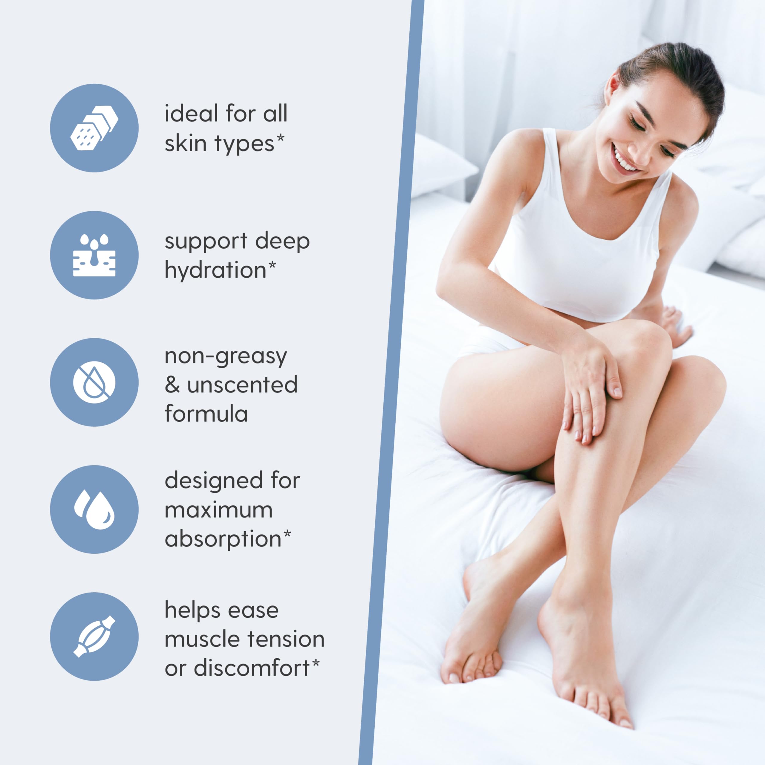 M3 Naturals Spray huile magnésium, muscles détendus et récupération après l’entraînement.