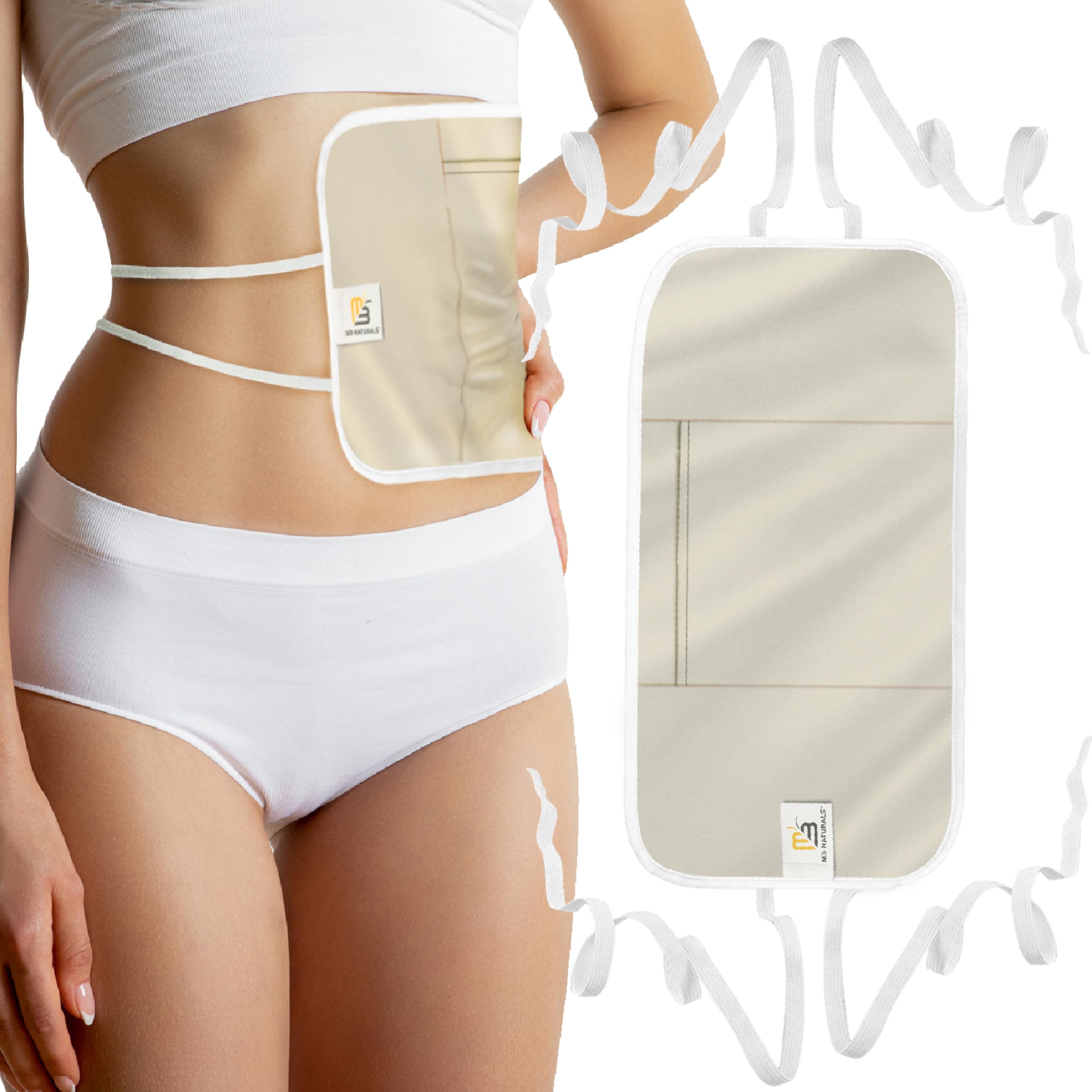 M3 Naturals pack enveloppant réutilisable pour usage à domicile.