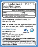 Maac10 NMN capsules 125 mg, absorption rapide et efficace.