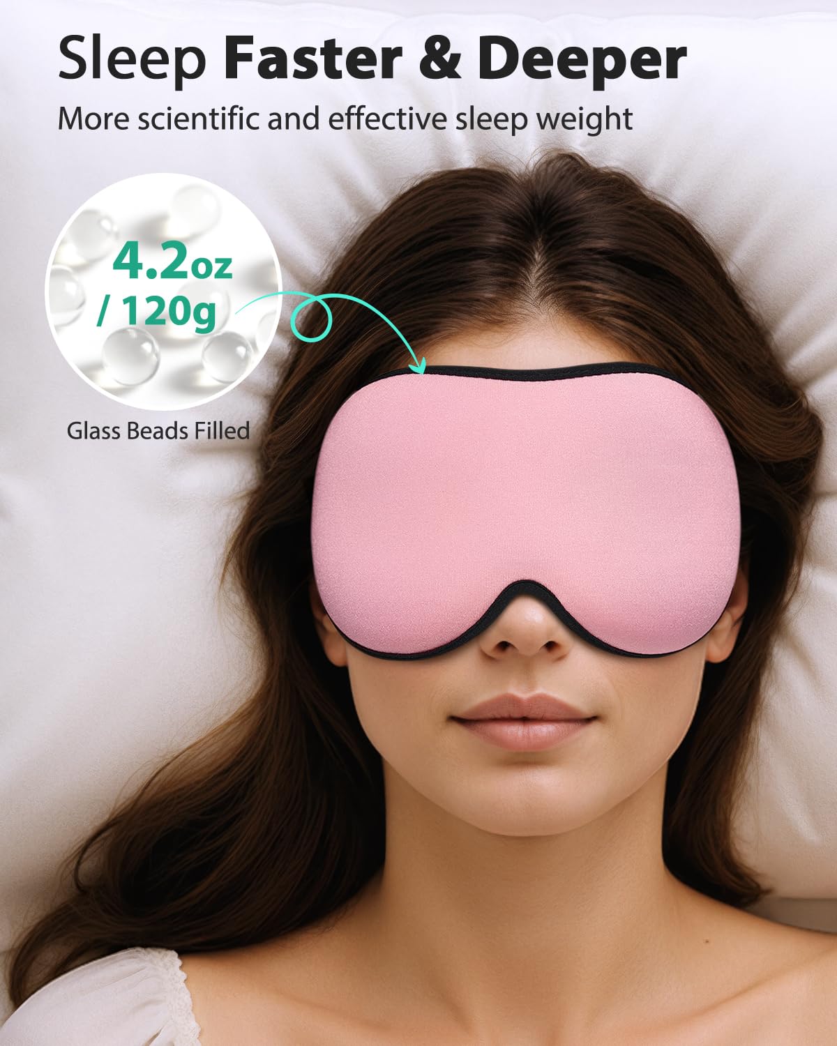 MABAO masque-sommeil-3d-creux-yeux: zéro pression sur les yeux