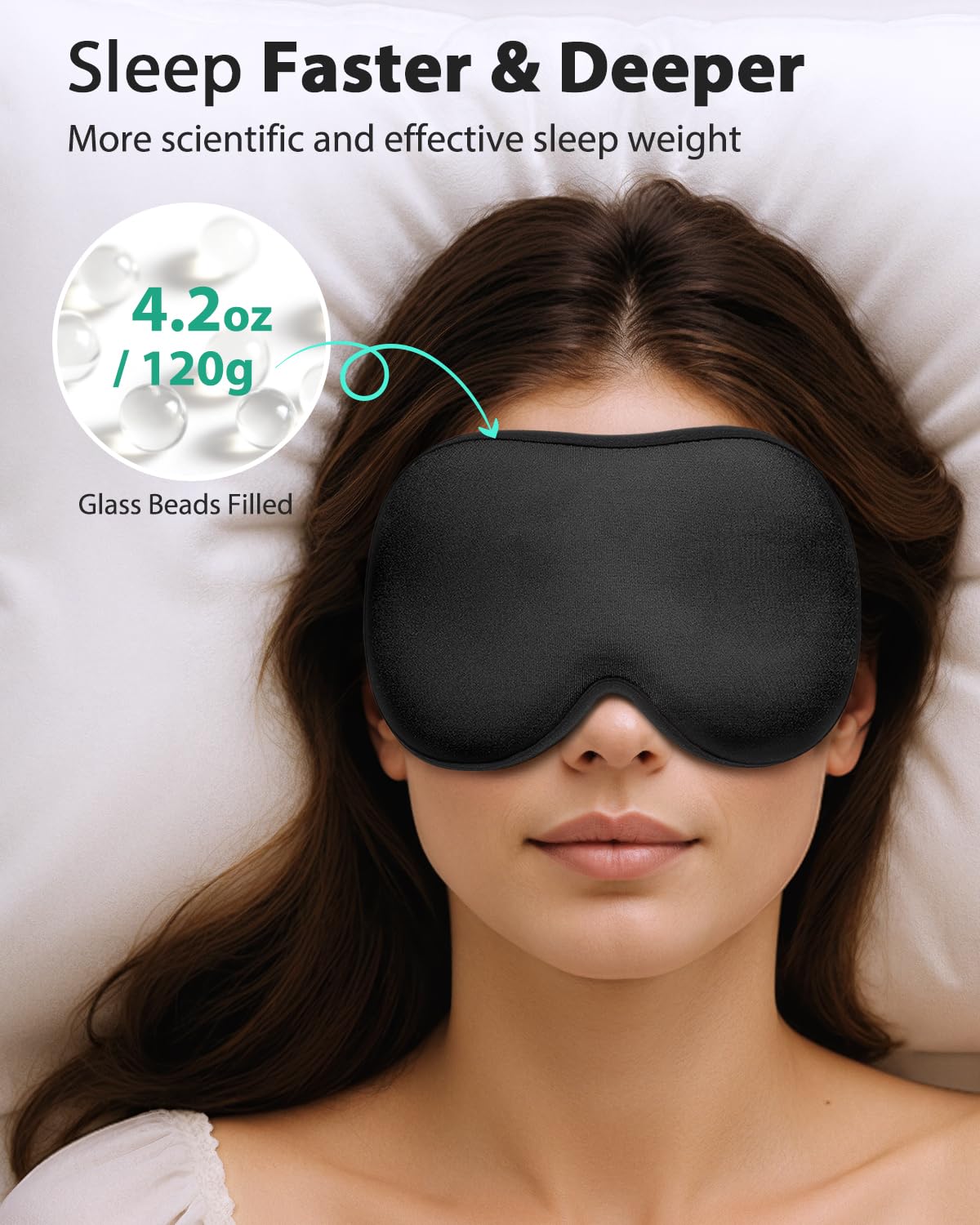 Masque MABAO bloque la lumière pour sommeil profond