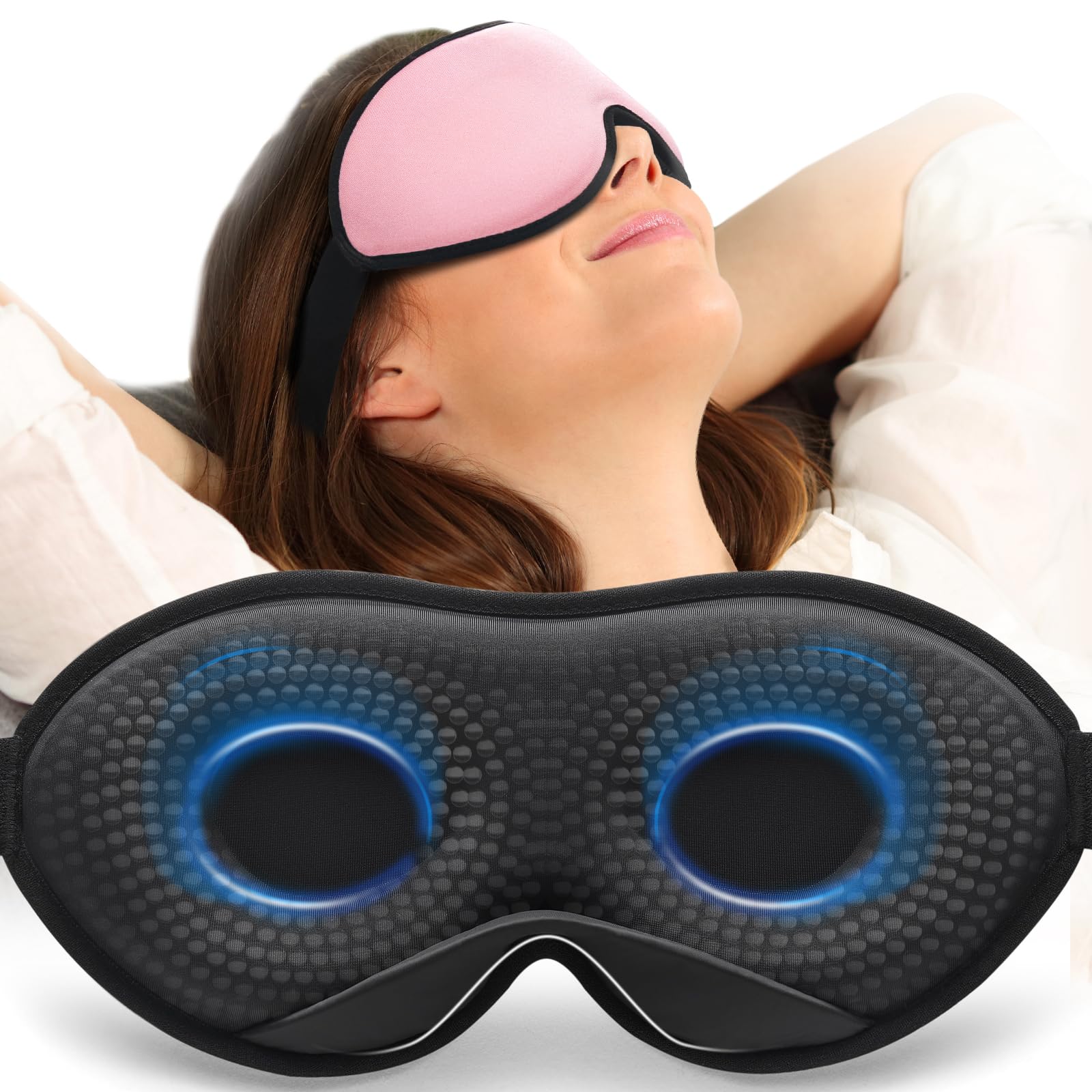MABAO masque-sommeil-poids-moderé: soutien léger pour meilleur repos nocturne