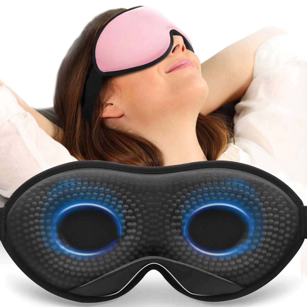 MABAO masque-sommeil-poids-moderé: soutien léger pour meilleur repos nocturne