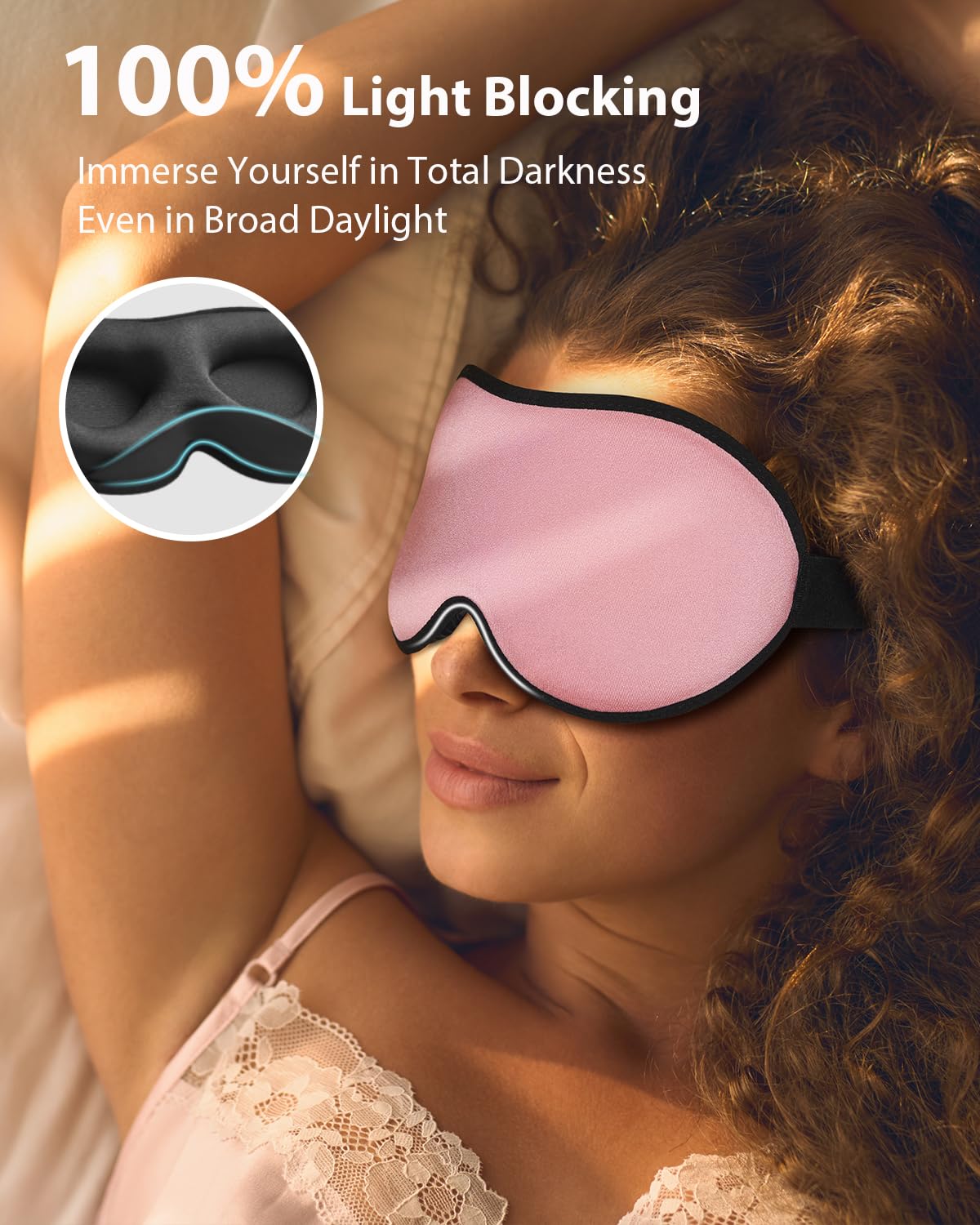 MABAO masque-sommeil-tissu-soyeux-glacé: douceur et fraîcheur sur la peau