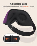 MABAO masque entretien facile lavage basse temperature violet