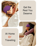MABAO masque parfait pour voyage et sieste violet