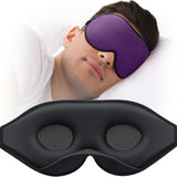 MABAO masque yeux pour sommeil cote violet bloque lumière et offre confort