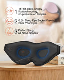 Masque MABAO en mousse mémoire douce, toucher confortable.