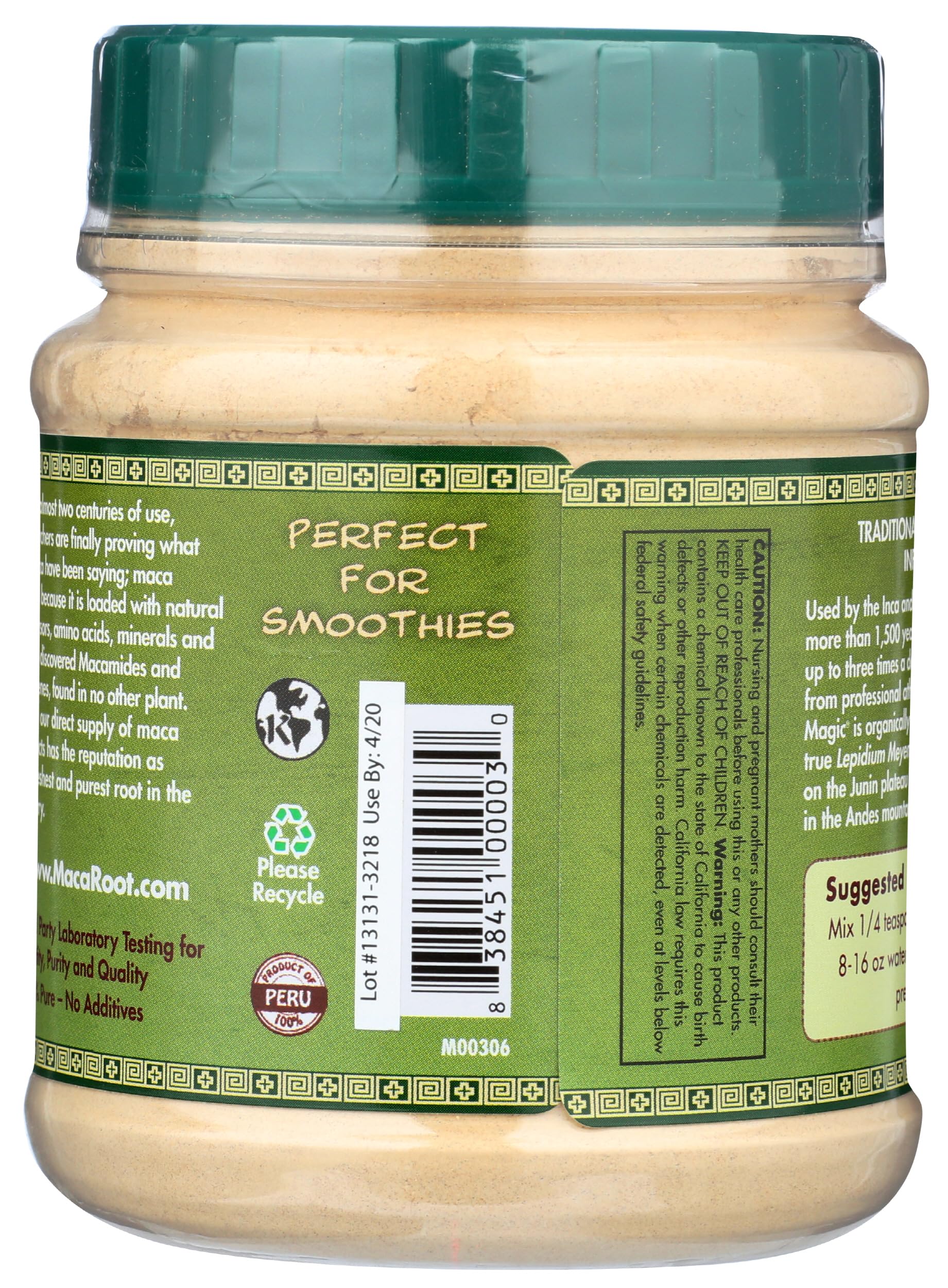 Maca Magic – Mélange quatre couleurs de maca, utilisation polyvalente.