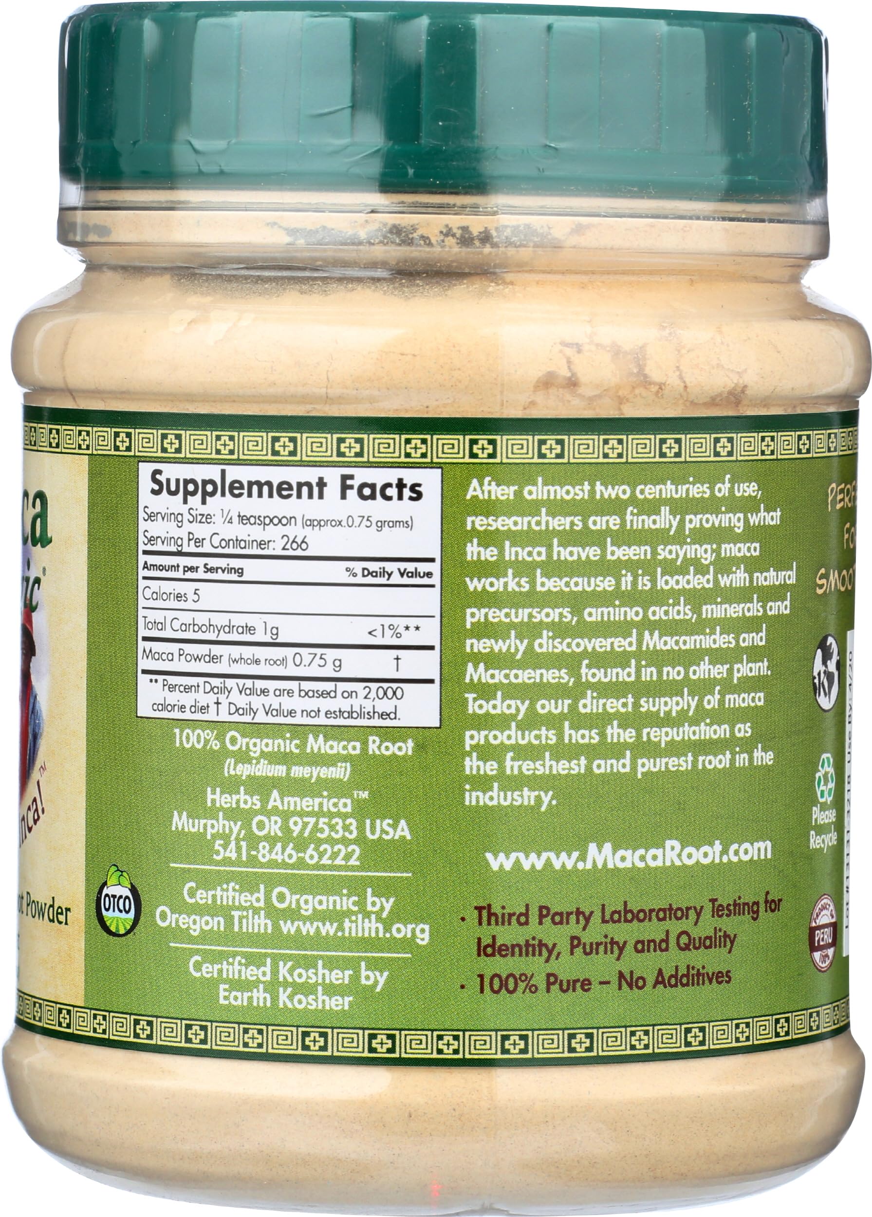 Maca Magic – Texture poudre fine pour mélanges faciles.