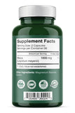 Détail de dosage MACA XL: deux capsules avec repas