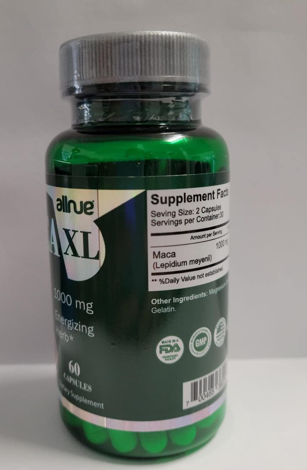 MACA XL – silhouette potentielle avec utilisation régulière