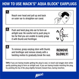 Mack's AquaBlock – étui et rangement garantissent l'hygiène et l'ordre.