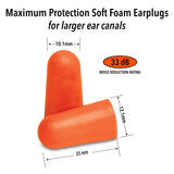 Mack’s bouchons d’oreilles mousse, réduction bruit 33 dB, parfaits pour la nuit