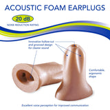 Mack’s bouchons d’oreilles mousse acoustique pour jam session, réduction du volume tout en restant clair.