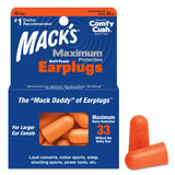 Mack’s bouchons d’oreilles mousse confort, parfait pour dormir sans bruit