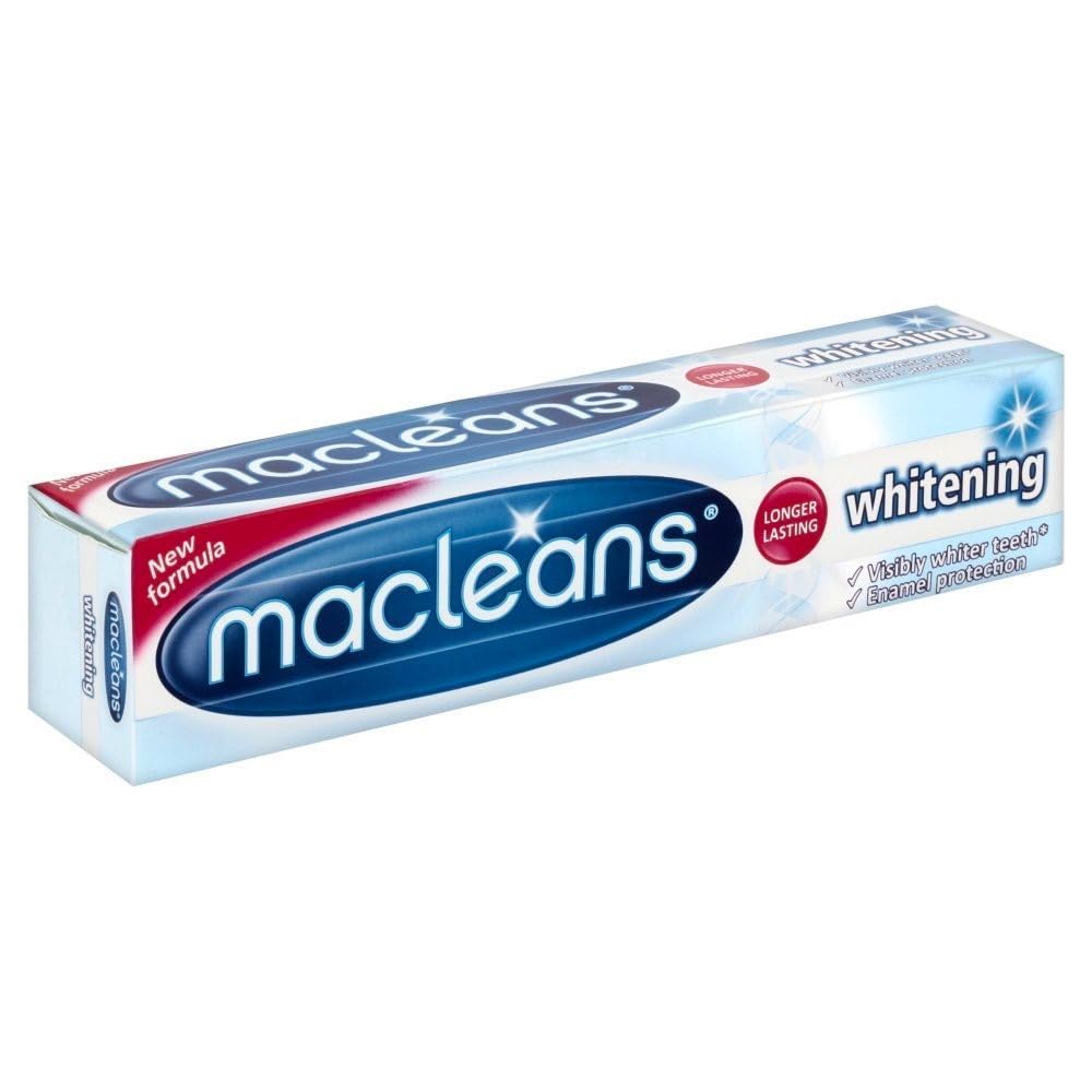 Texture veloutée du dentifrice Macleans pour une application douce