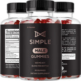 Macondo Simple Male Gummies boîte de 30 gommes prête à l’emploi.