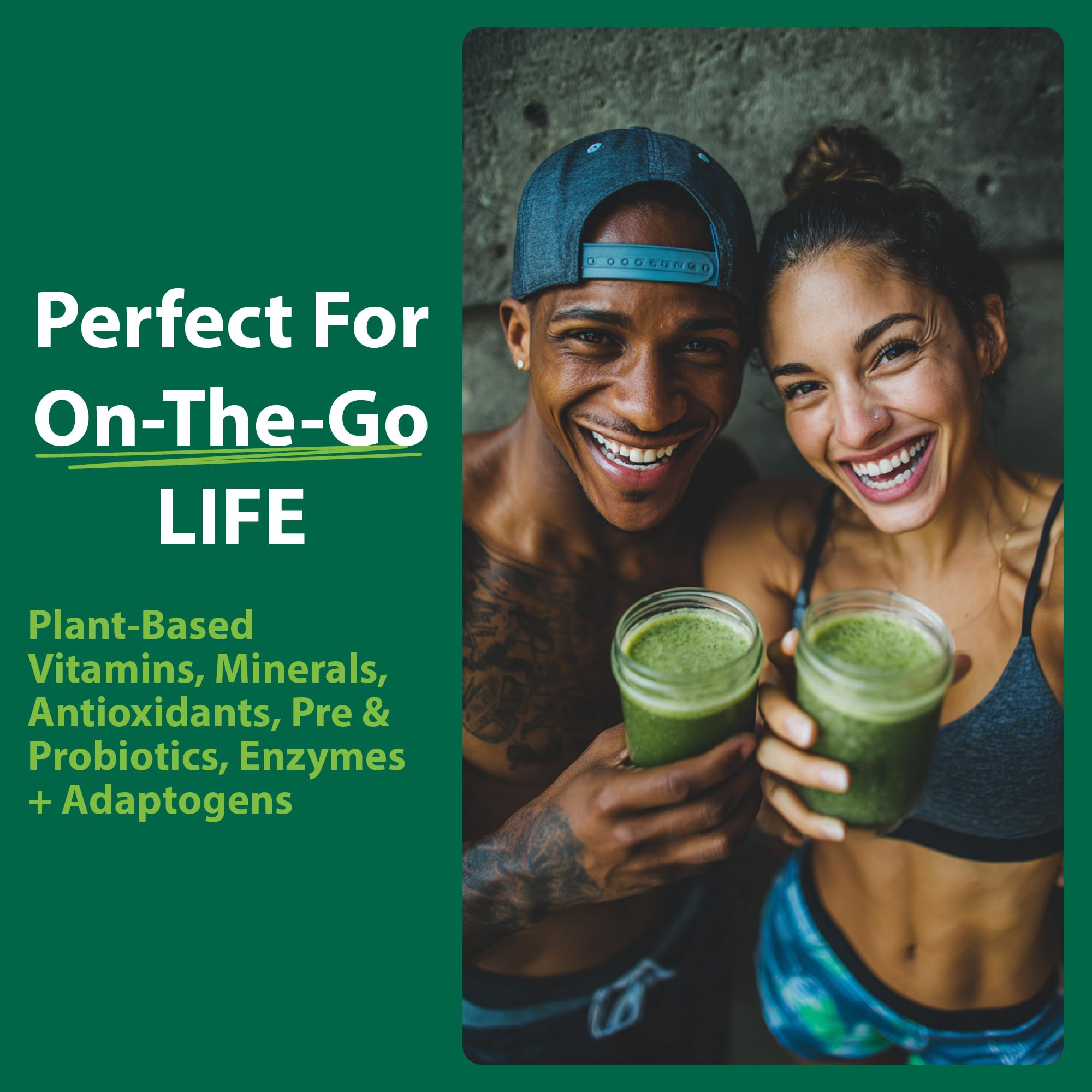 MacroLife Macro Greens – processus froid préserve les enzymes et nutriments pour la biodisponibilité