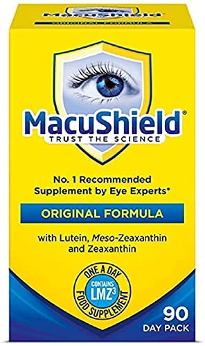 Macushield : boîte-produit montrant l'emballage clair
