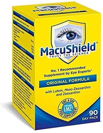 Macushield : étiquette lisible facilitant le choix et la prise