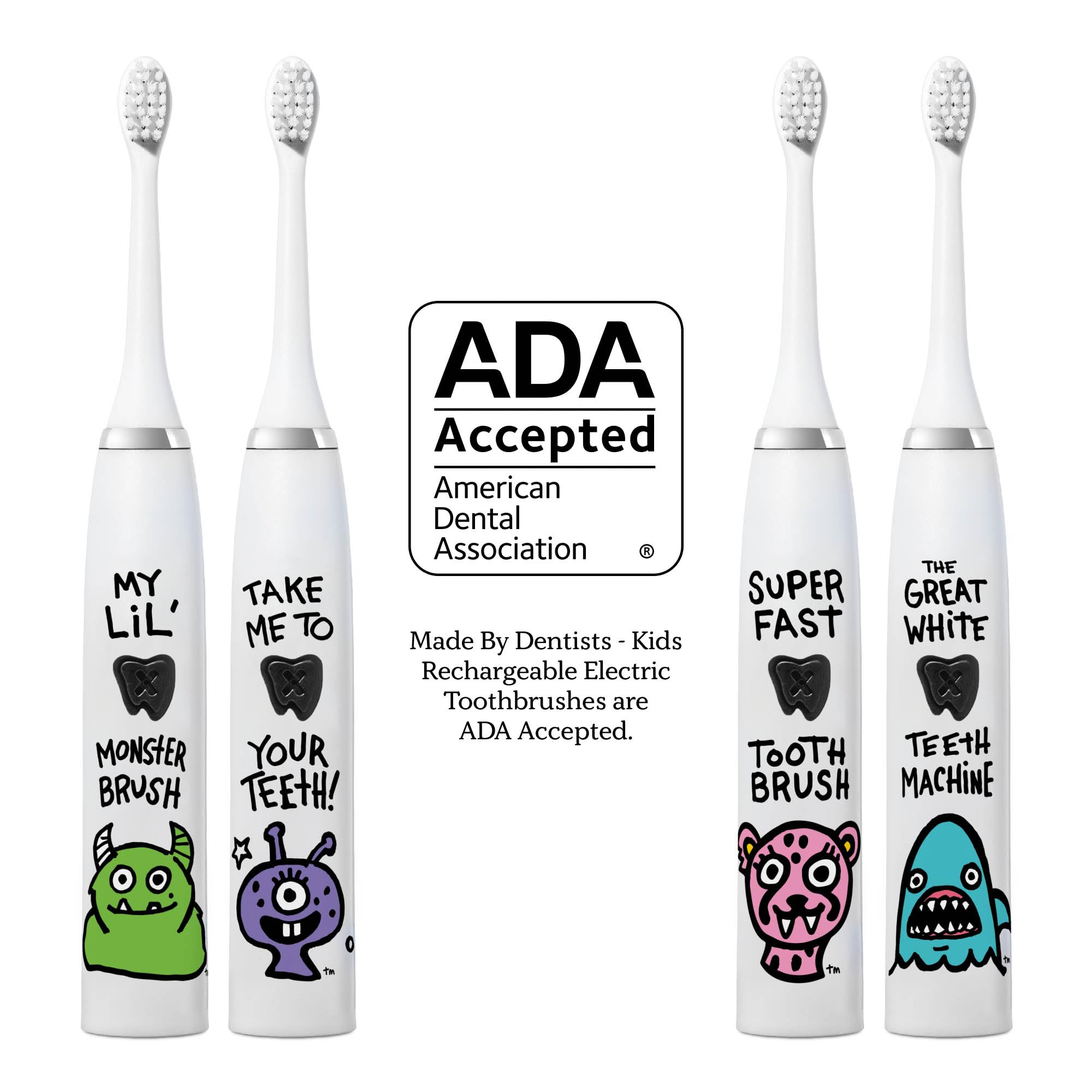 Made by Dentists boîte d'accessoires brosse enfant, prête à l'emploi pour durabilité.