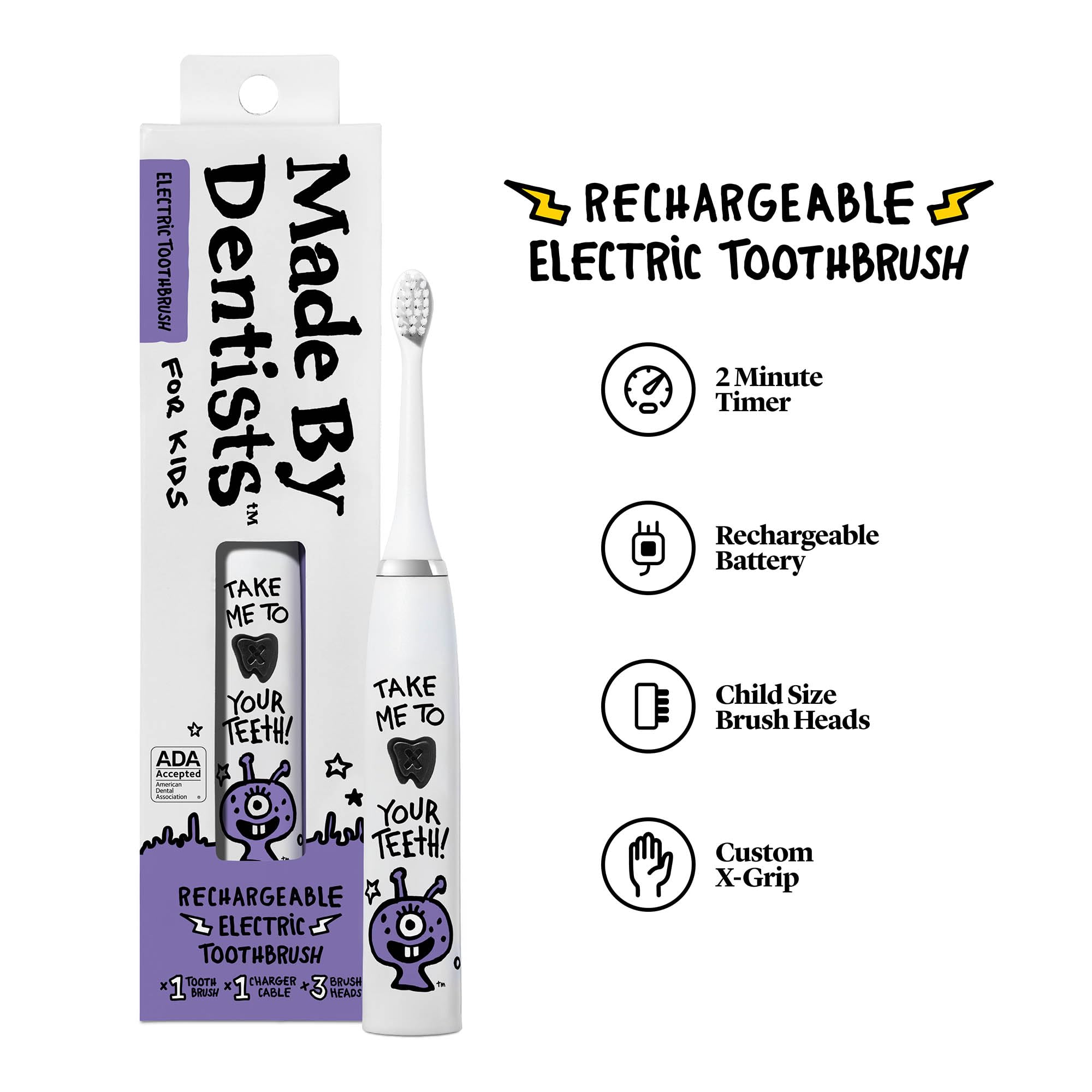 Made by Dentists six têtes de rechange incluses pour durer