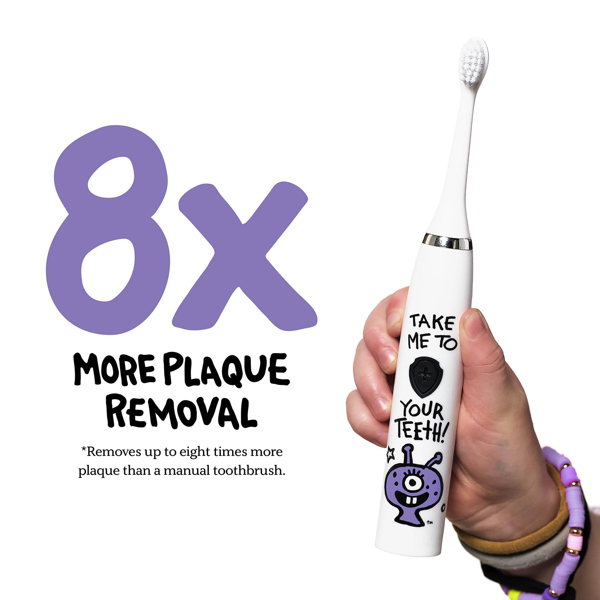 Tête de brosse petite Made by Dentists adaptée à la bouche des tout-petits