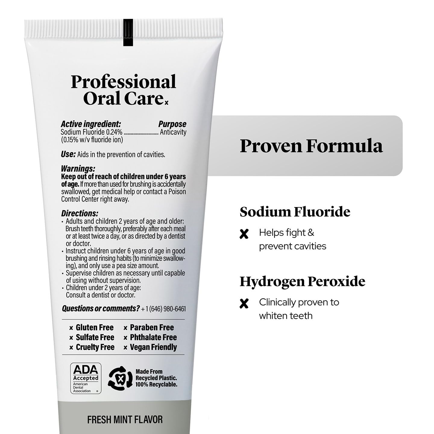 Emballage recyclable Made by Dentists, dentifrice respectueux de l’environnement.