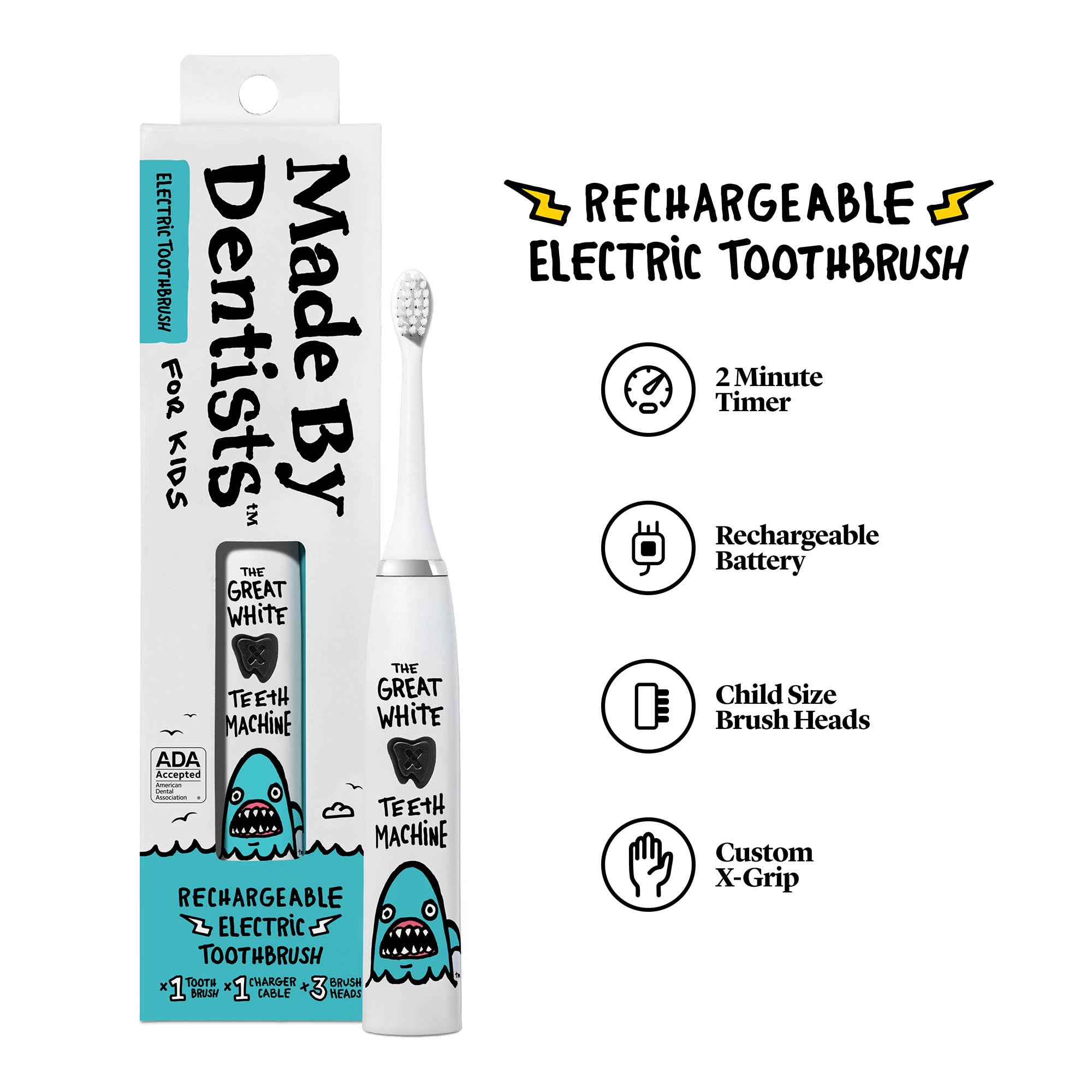 Made by Dentists six têtes de rechange incluses pour longtemps.