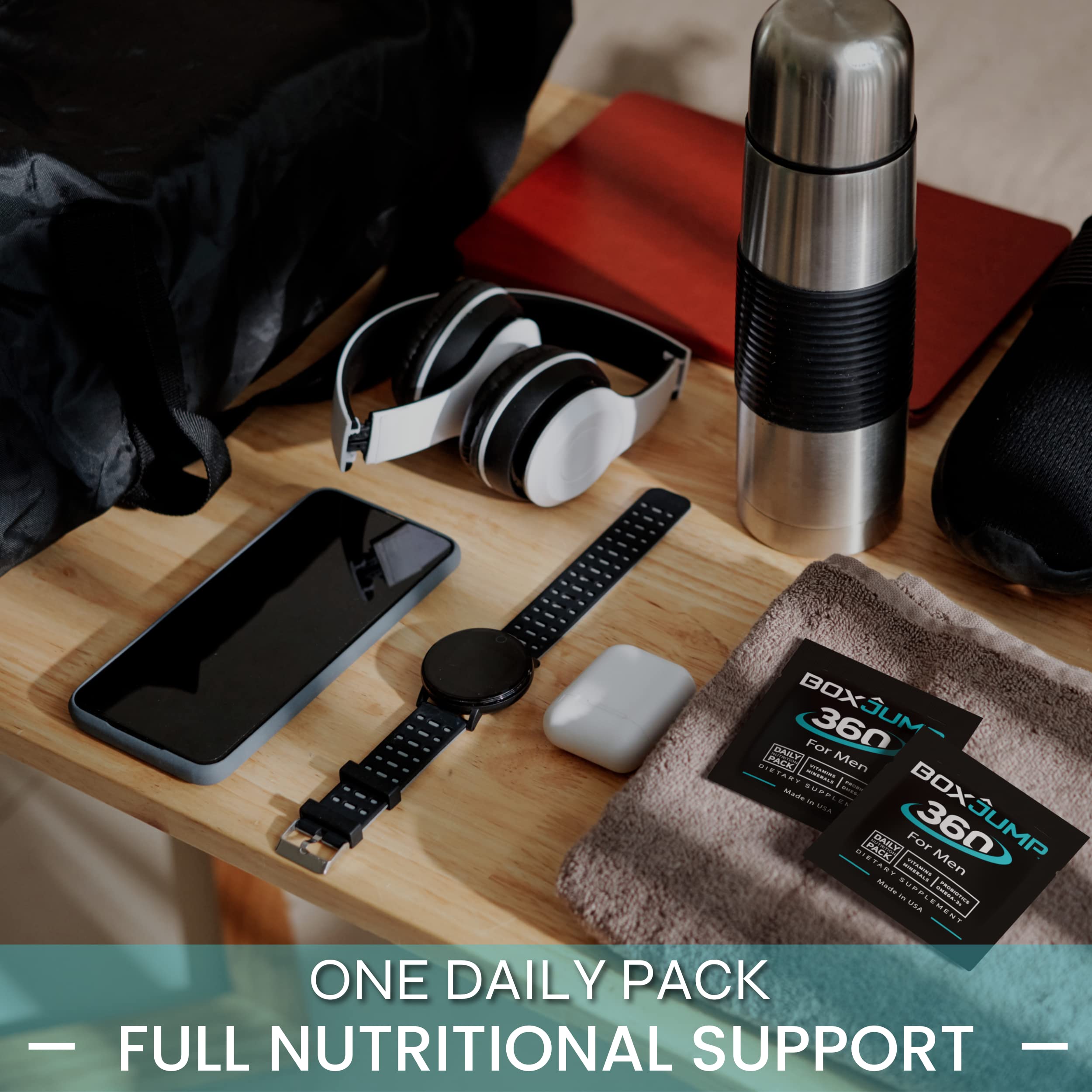 Dose quotidienne Made Man multivitamine pour homme, prise rapide et efficace.