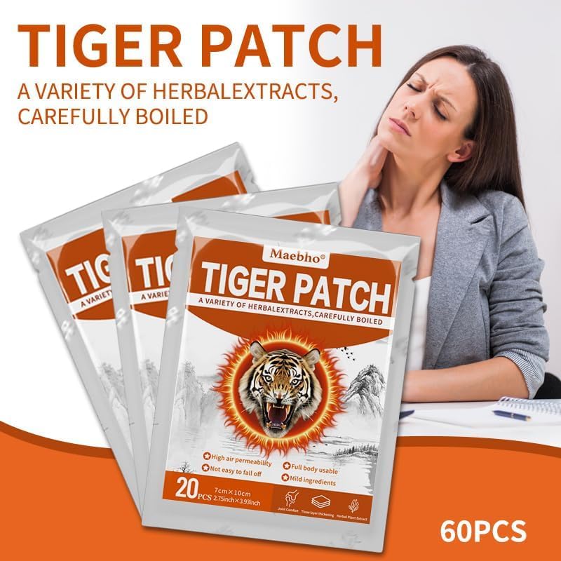 Maebho patch-tigre-chinois sécurité naturelle, formulation à base d’herbes.