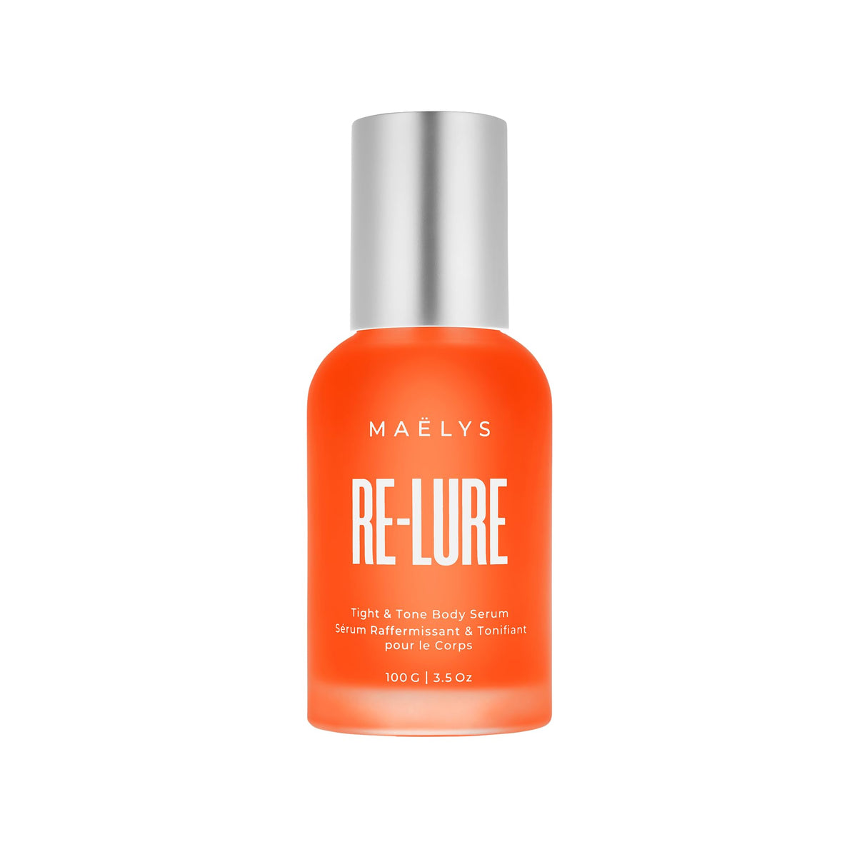 Maëlys RE-LURE sérum-bouteille, texture légère pour une peau visiblement plus tonifiée.