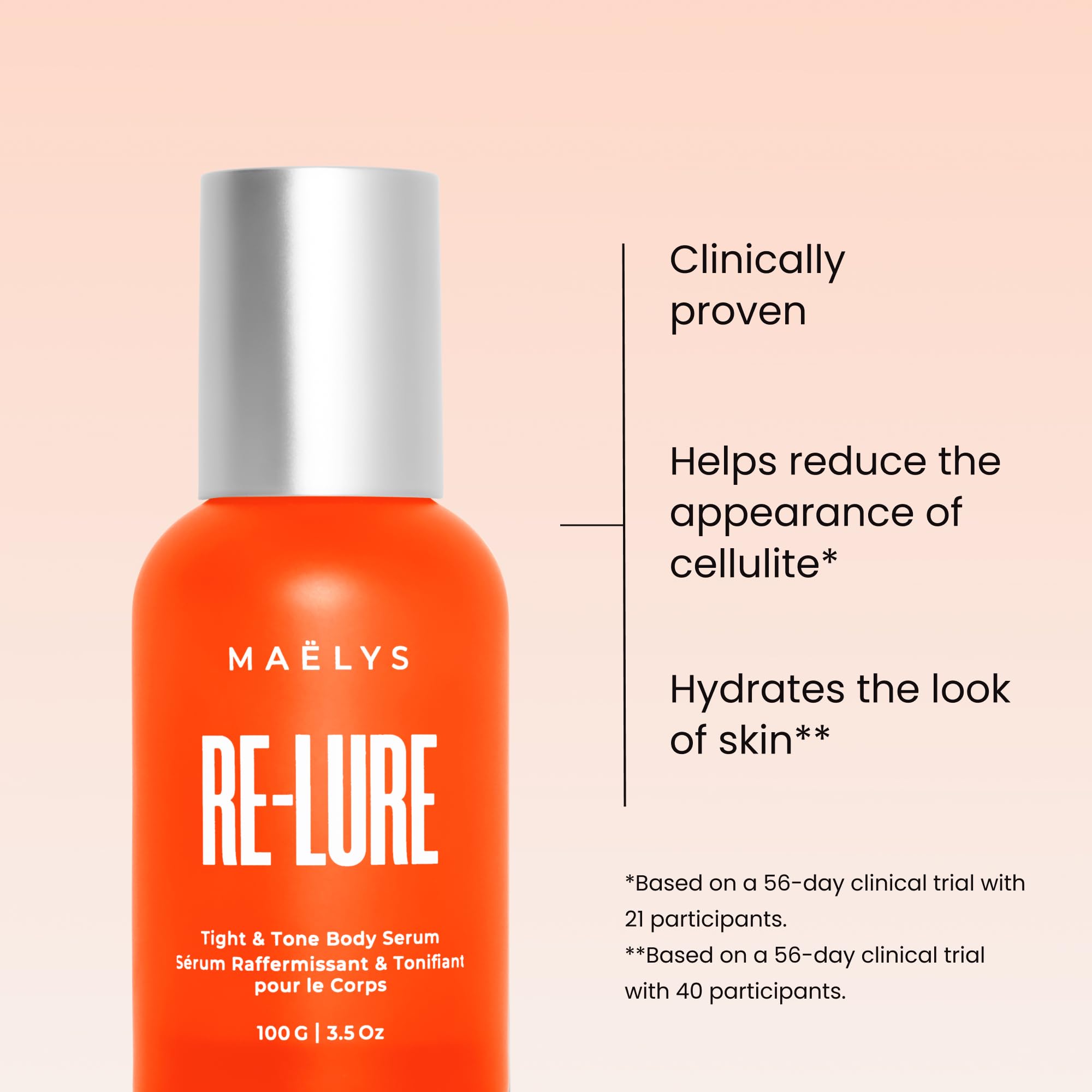 Maëlys RE-LURE sérum-pompe, recharge rapide pour une application ciblée et propre.
