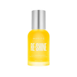 MAËLYS RE-SHINE: bouteille du sérum corporel, texture légère et lumineuse.