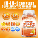 Maennyliy D3K2 gummies arôme orange pour une dégustation agréable