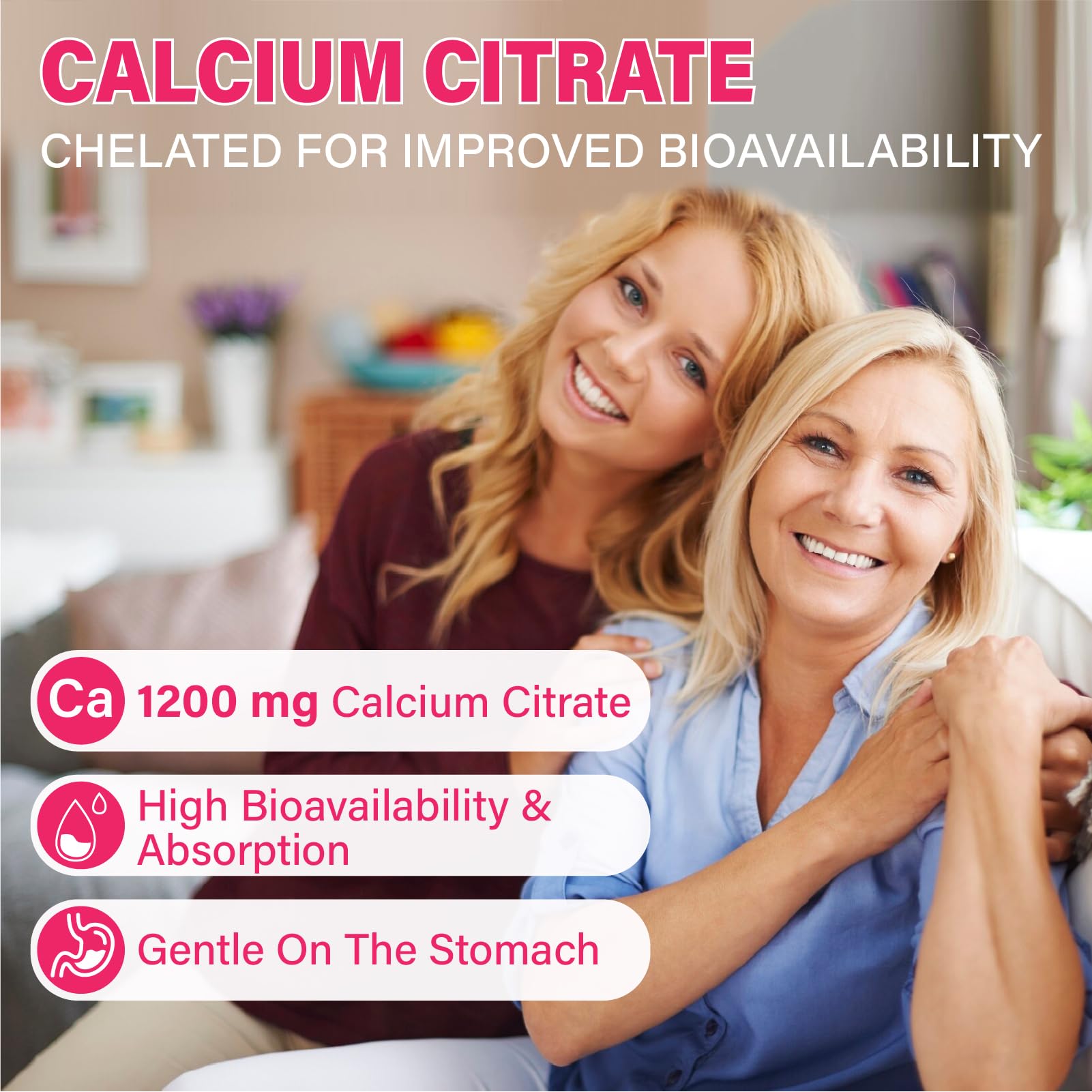 Maennyliy Gommes Calcium Citrate – emballage clair et vegan sans OGM