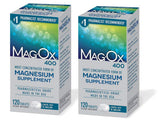 Mag-Ox 400: bouteille de comprimés, oxyde de magnésium pour la vitalité quotidienne.