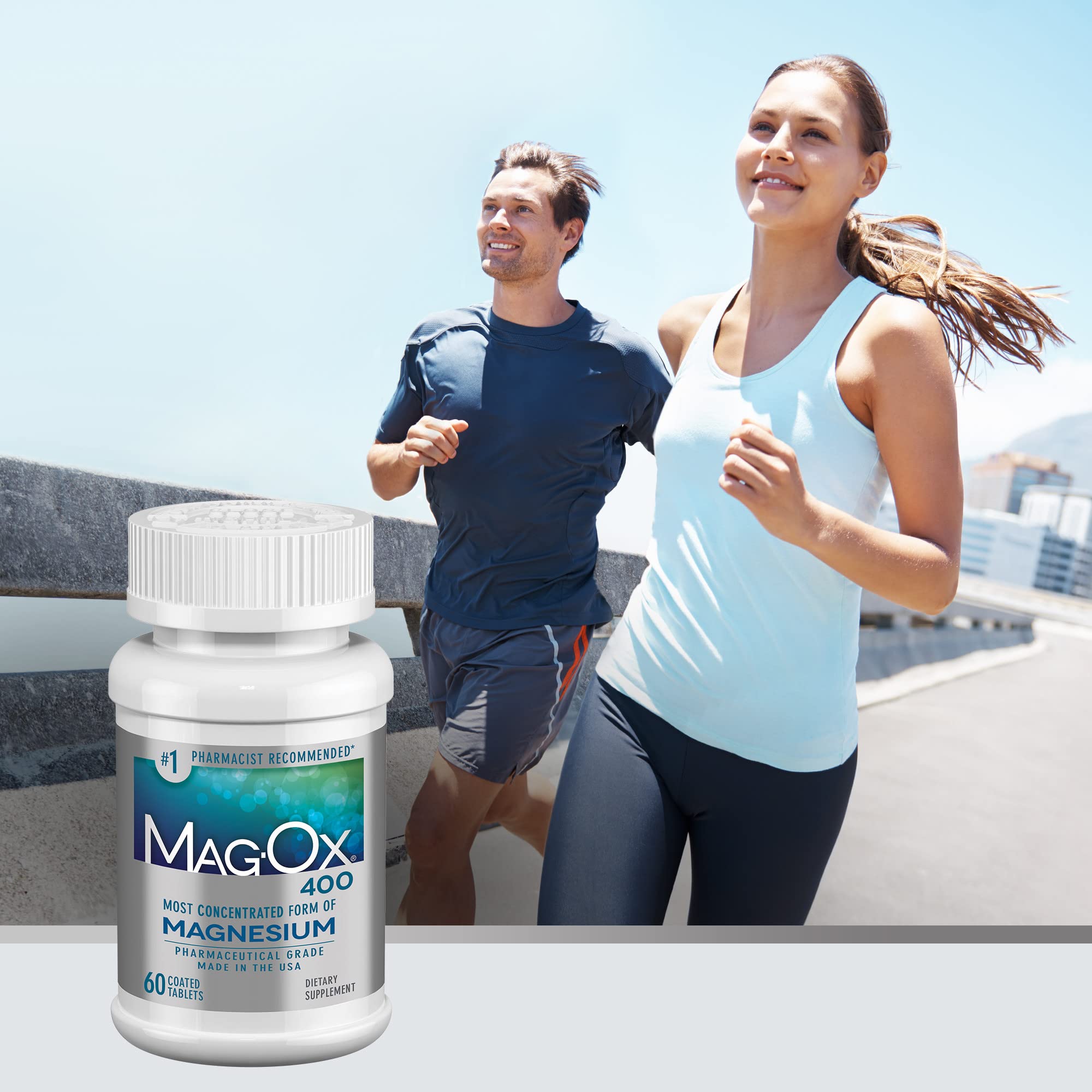 Mag-Ox 400 : prise facile avec nourriture, format pratique au quotidien.