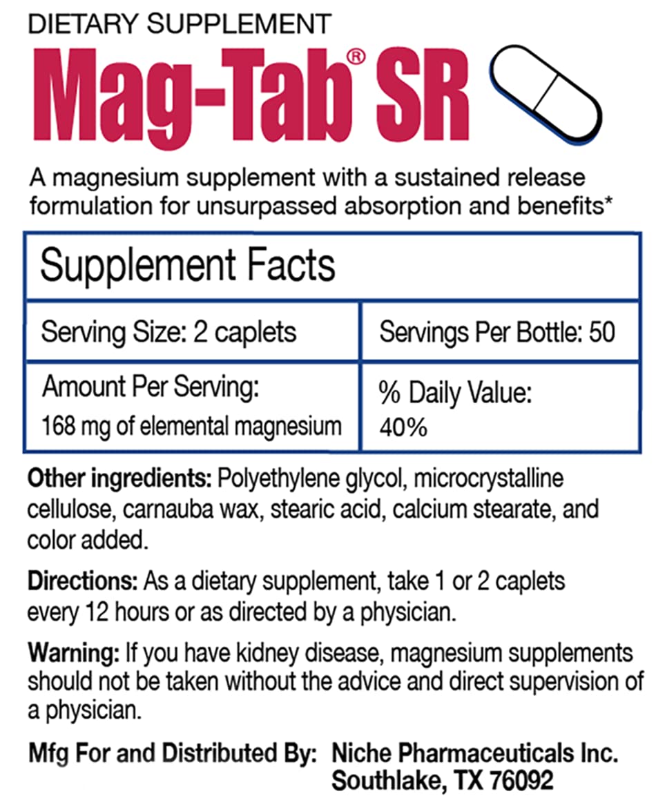 Mag-Tab SR : consultation médecin, confiance et recommandation.