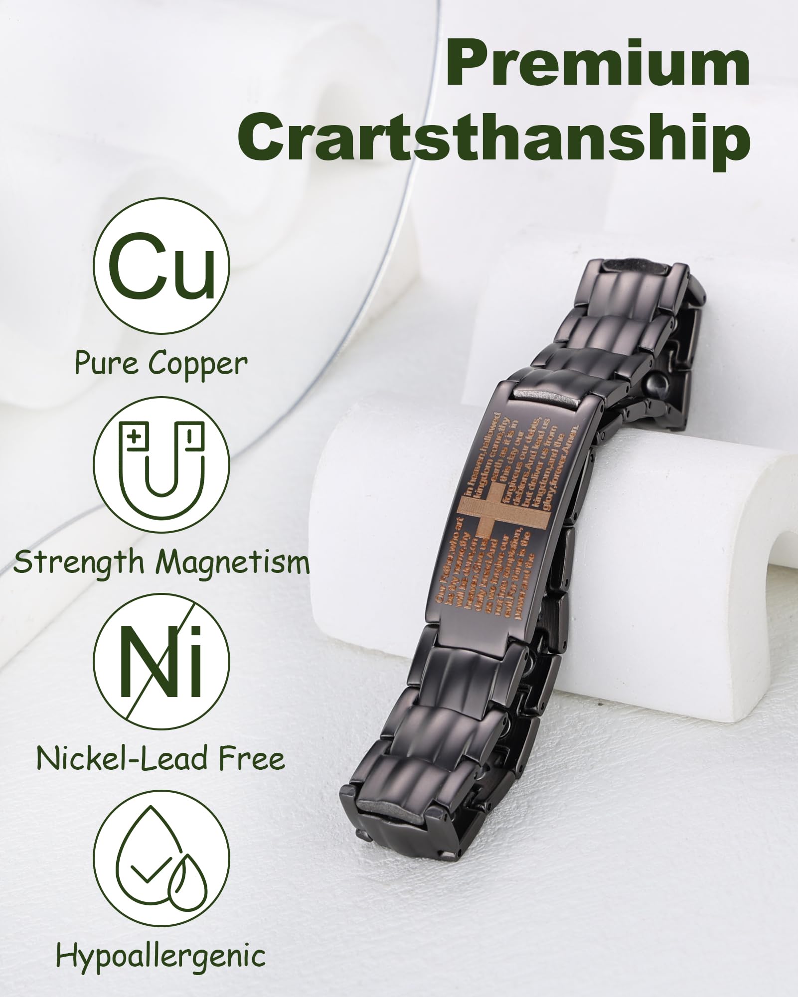 Bracelet MagEnergy cuivre pur, confort quotidien assuré.