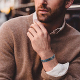 MagEnergy bracelet magnetique homme etanche et resistant a la corrosion, pret pour l exterieur.