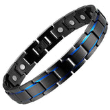 MagEnergy bracelet magnetique homme titane-acier, design durable pour un usage quotidien élégant.
