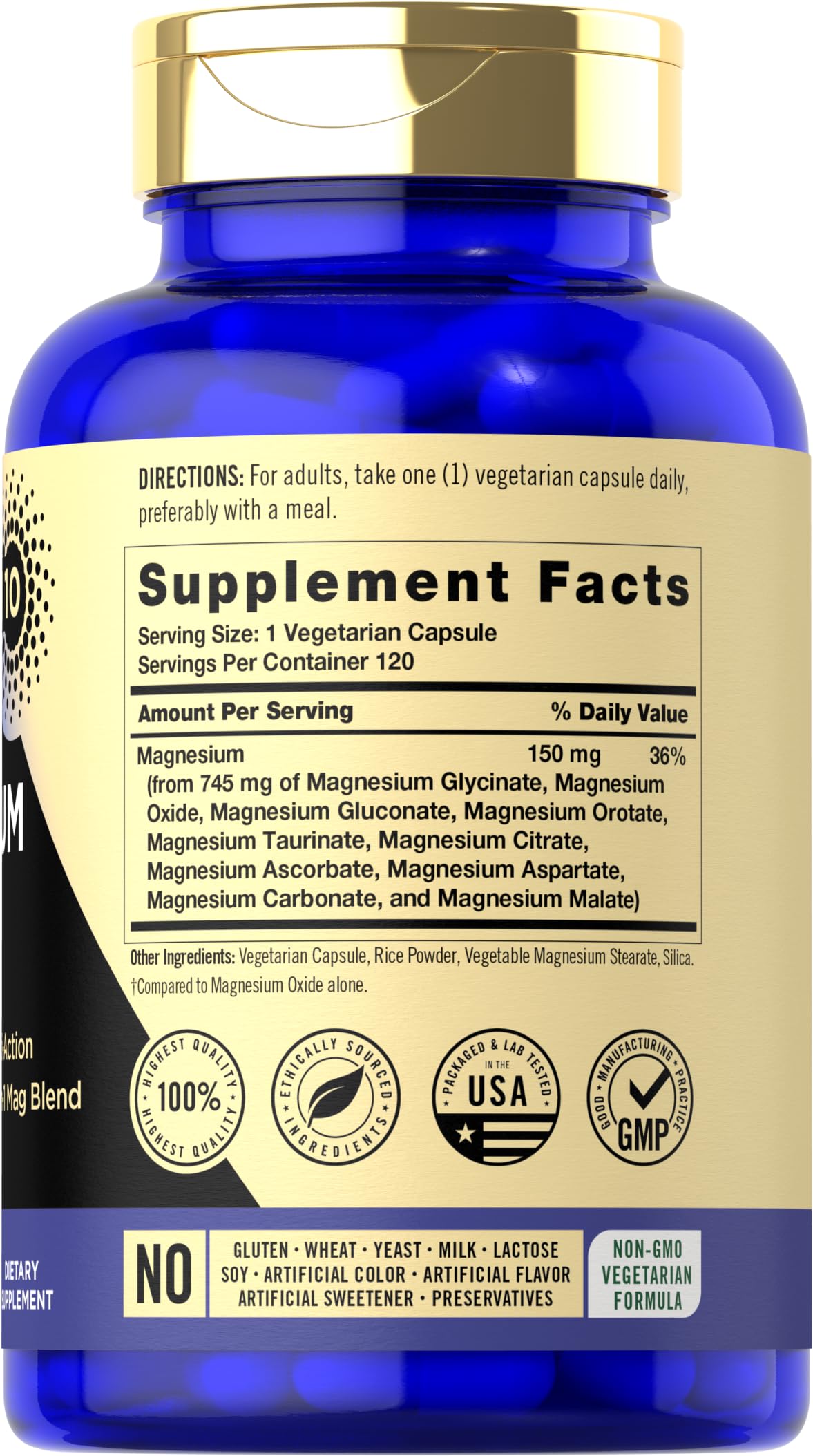 Flacon Magfusion-10, support visuel clair dans la routine bien-être