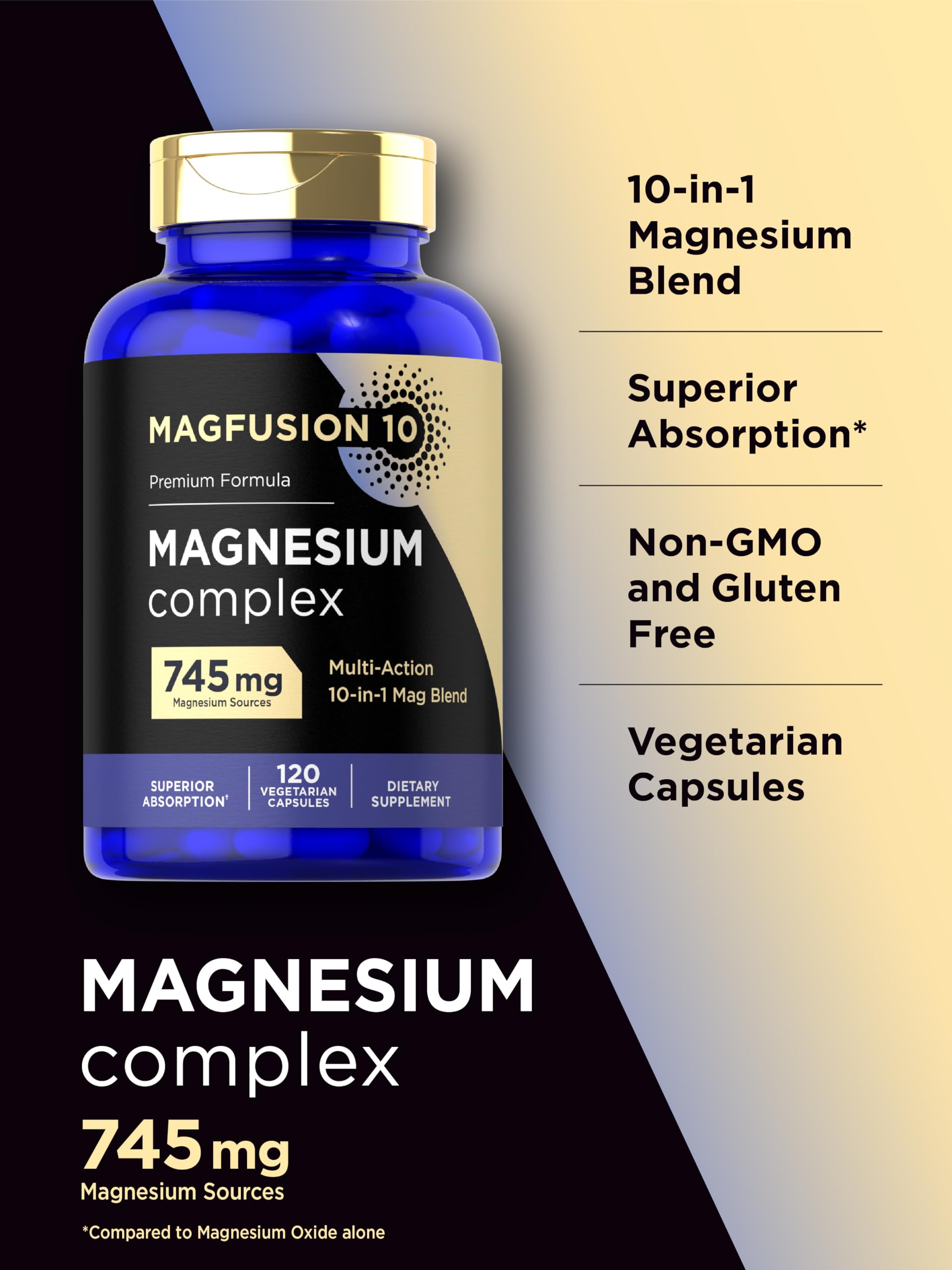 Formes magnésium multiples dans Magfusion-10 pour l’apport quotidien