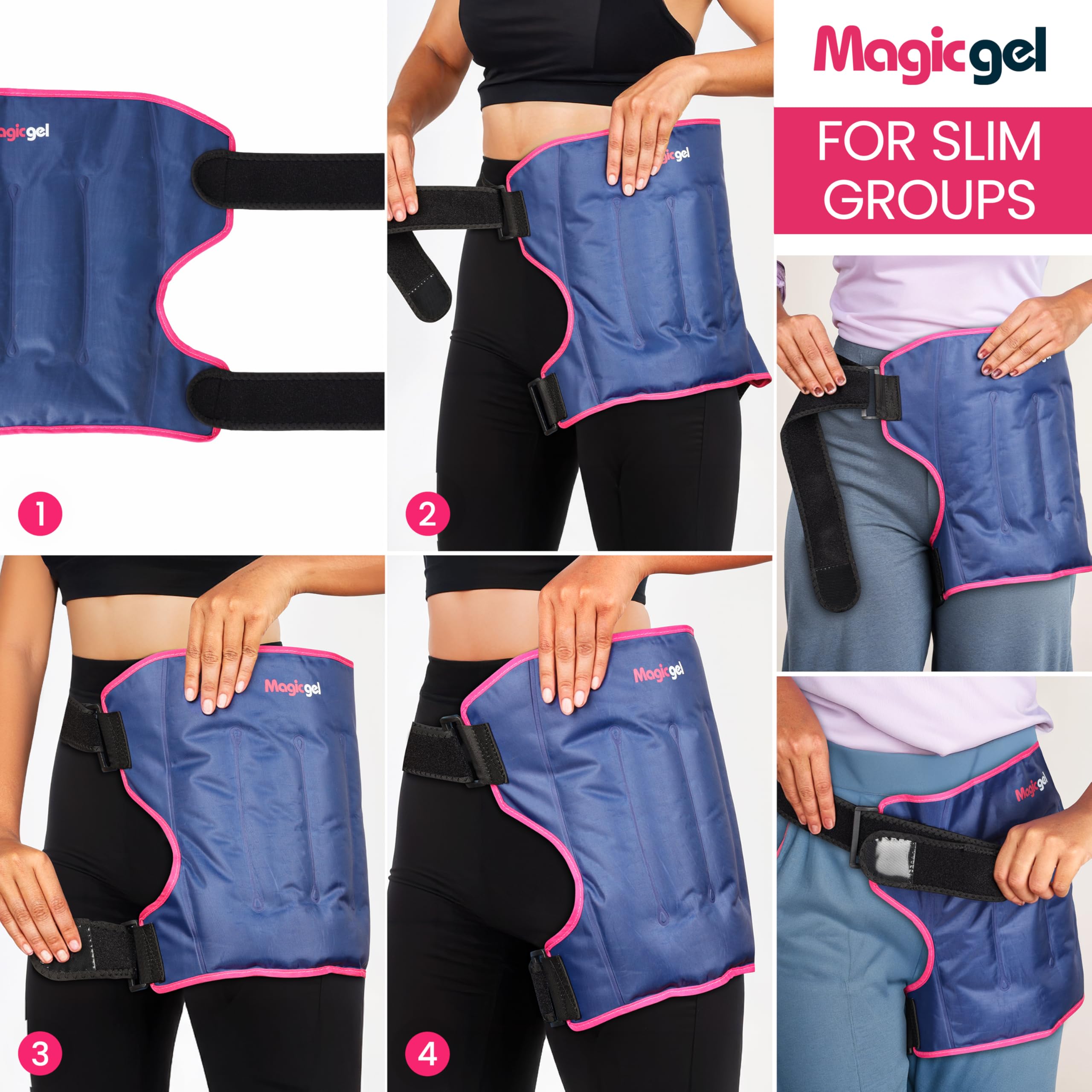 Magic Gel Bande Glace Hanche – applications ciblées pour inflammation