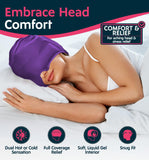 Magic Gel casque migraine complet couvrant tempes et visage, refroidissement durable